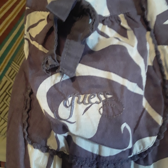 Guess L.A Girls 10-12yrs Purple/White Floral Dress - Picture 16 of 16